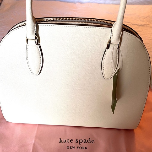 Kate Spade ♠️ Large Ivory dome satchel 🌸🌺 - Picture 4 of 12